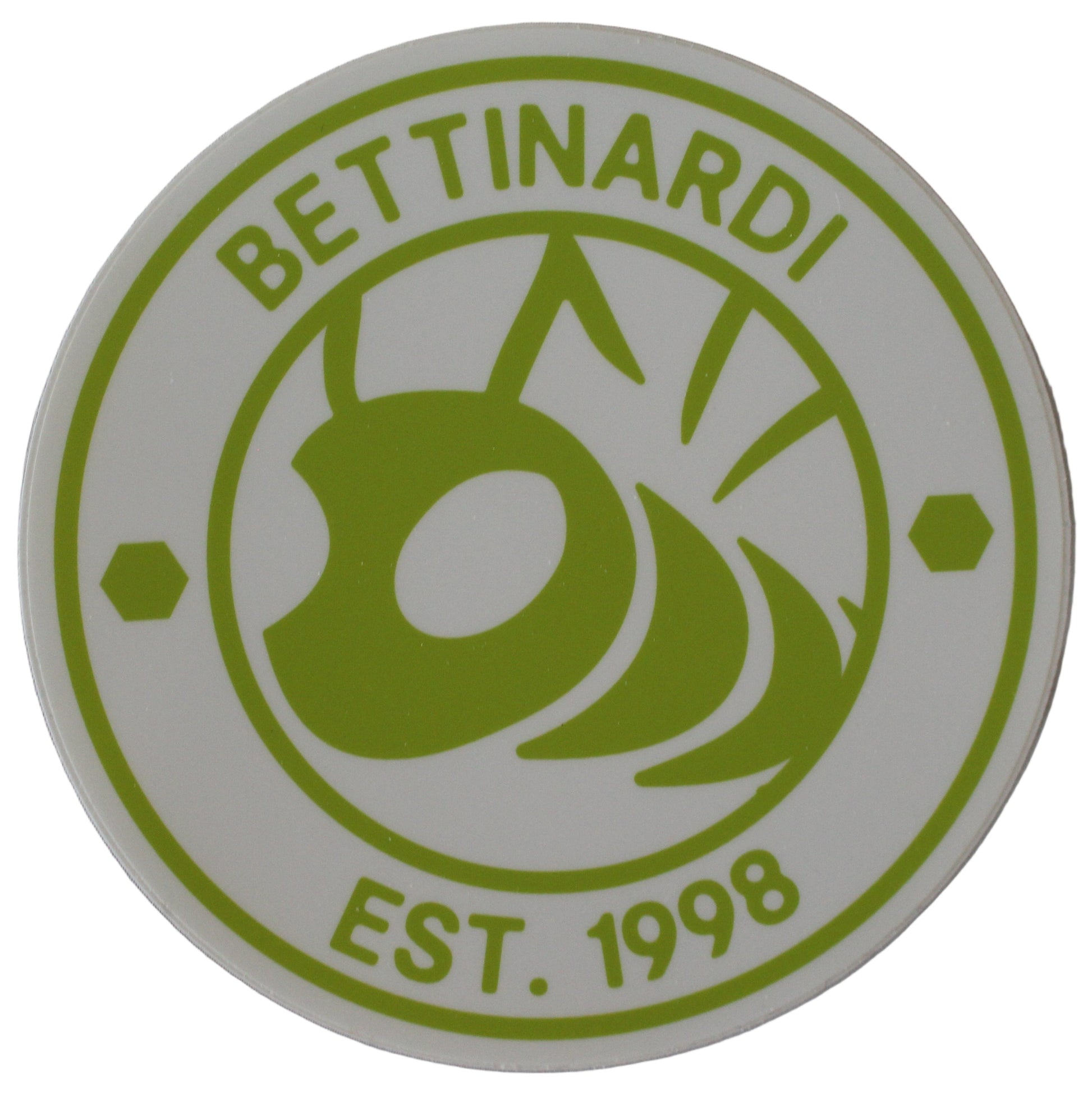 Limited Bettinardi Bee Circle Sticker White/Green 5.0" Diemeter