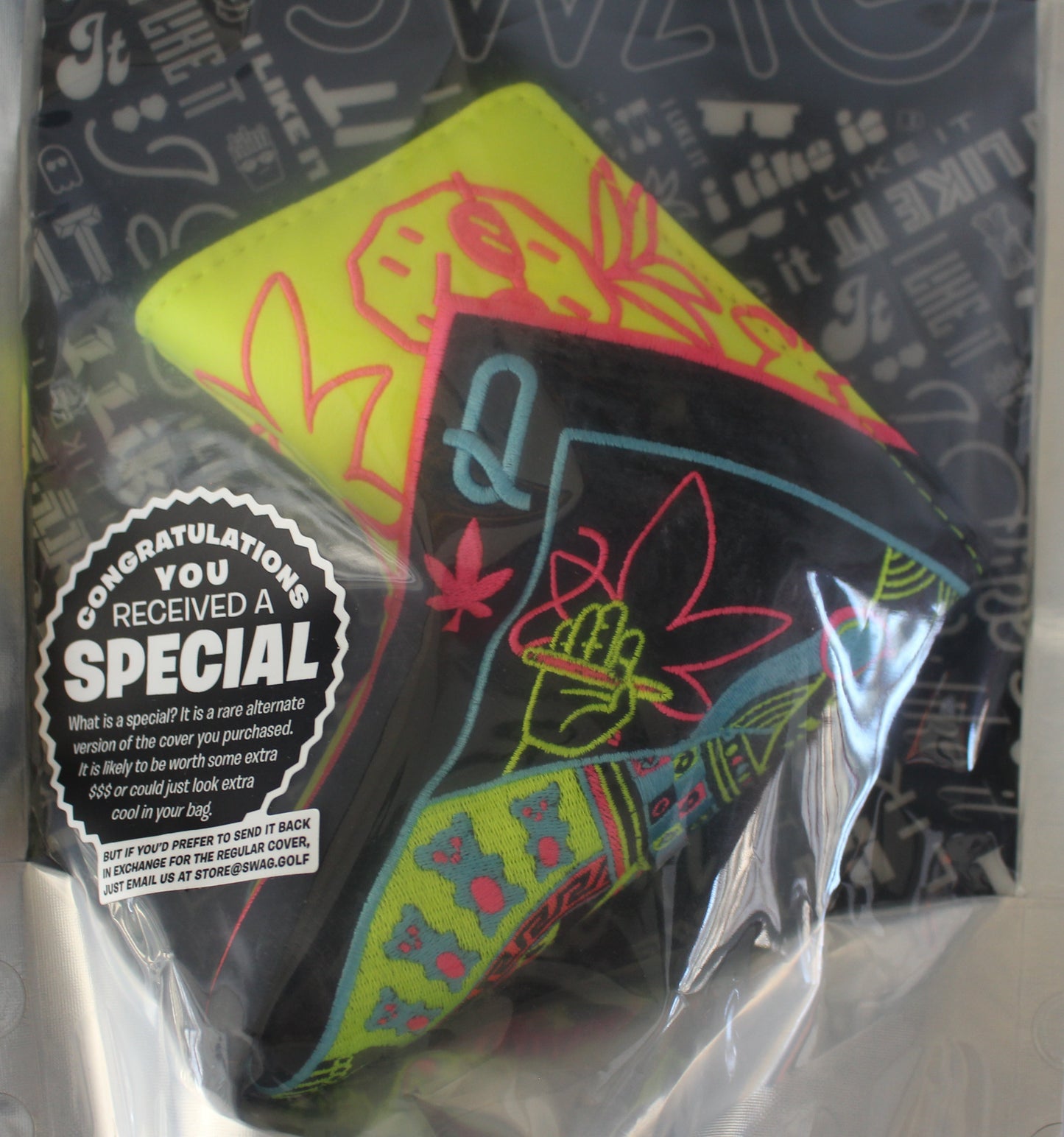 Limited Swag Golf Special Alternate Color Royal Highness Pineapple Express Queen Blade Putter Headcover