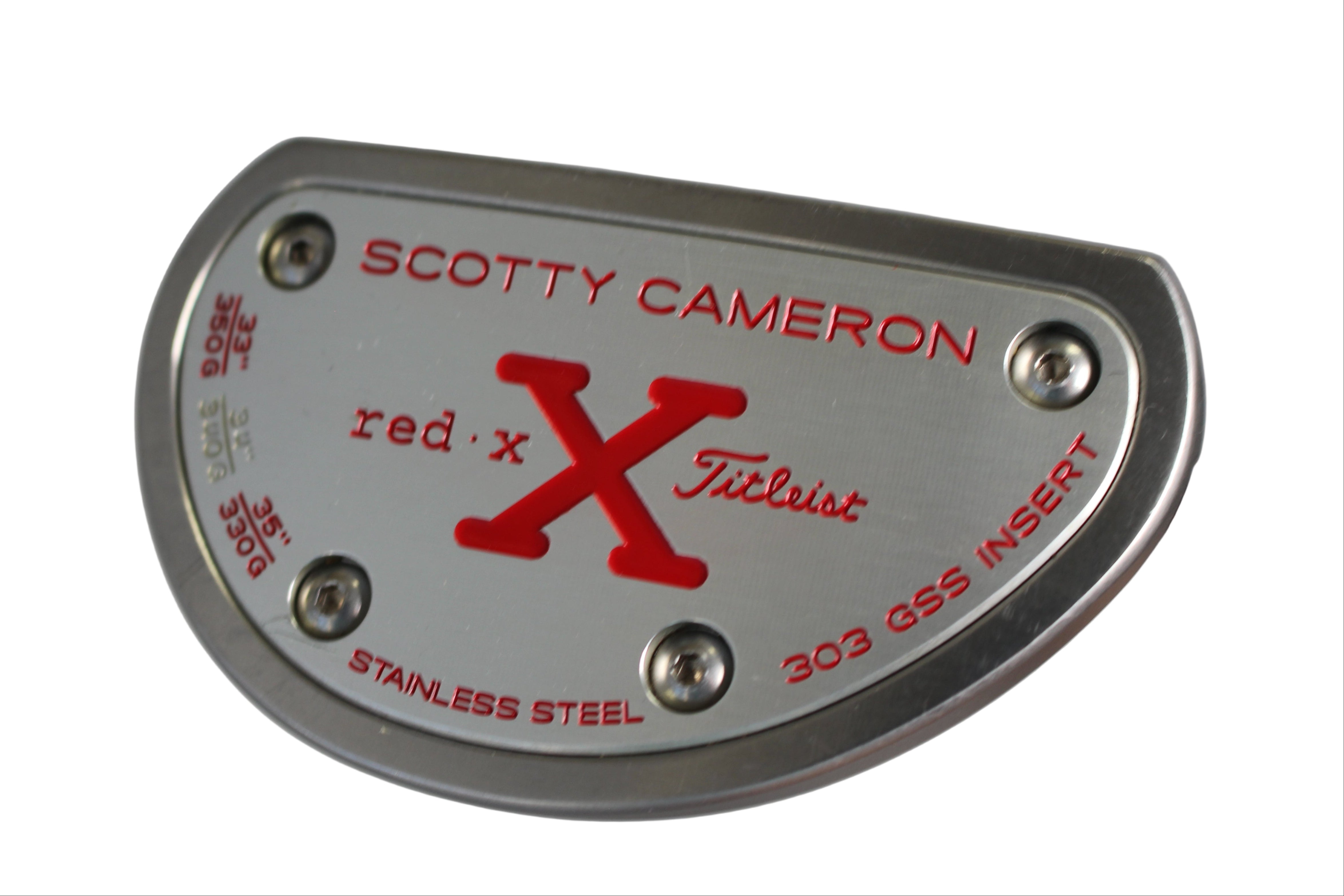Pre-Owned Scotty Cameron - Red X 303 GSS Insert by Titleist Putter