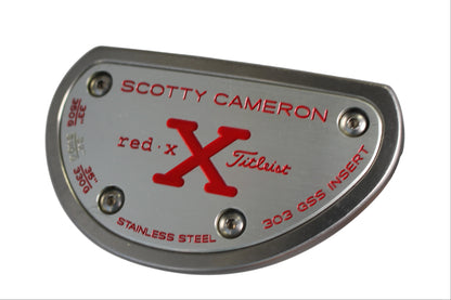 Pre-Owned Scotty Cameron - Red X 303 GSS Insert by Titleist Putter (Mint)
