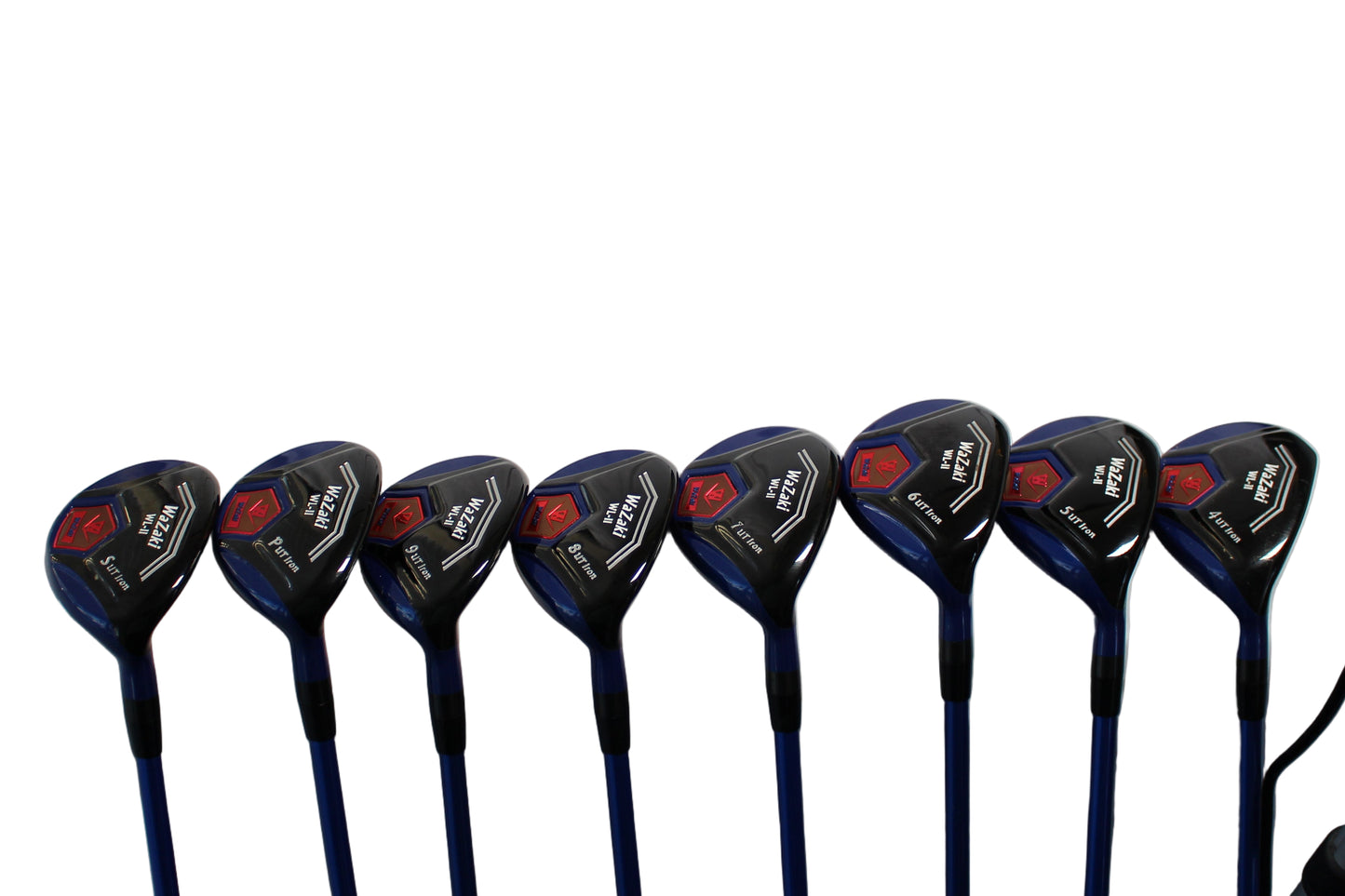 Pre-Owned Wazaki Wl-II: Hybrid Irons (4-PW, SW) W/  BushikaMwmf Regular-Graphite Shaft (Above Average)