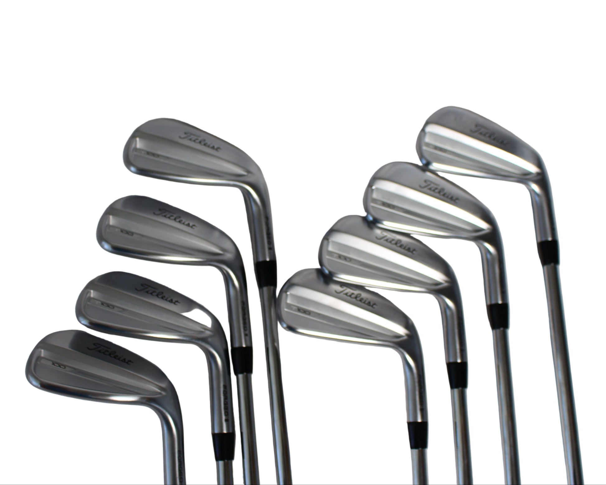 Pre-Owned Titleist T100 Iron Set (4-PW, 50W) W/ Amt Tour White R300 (Regular) Steel Shaft (Mint)