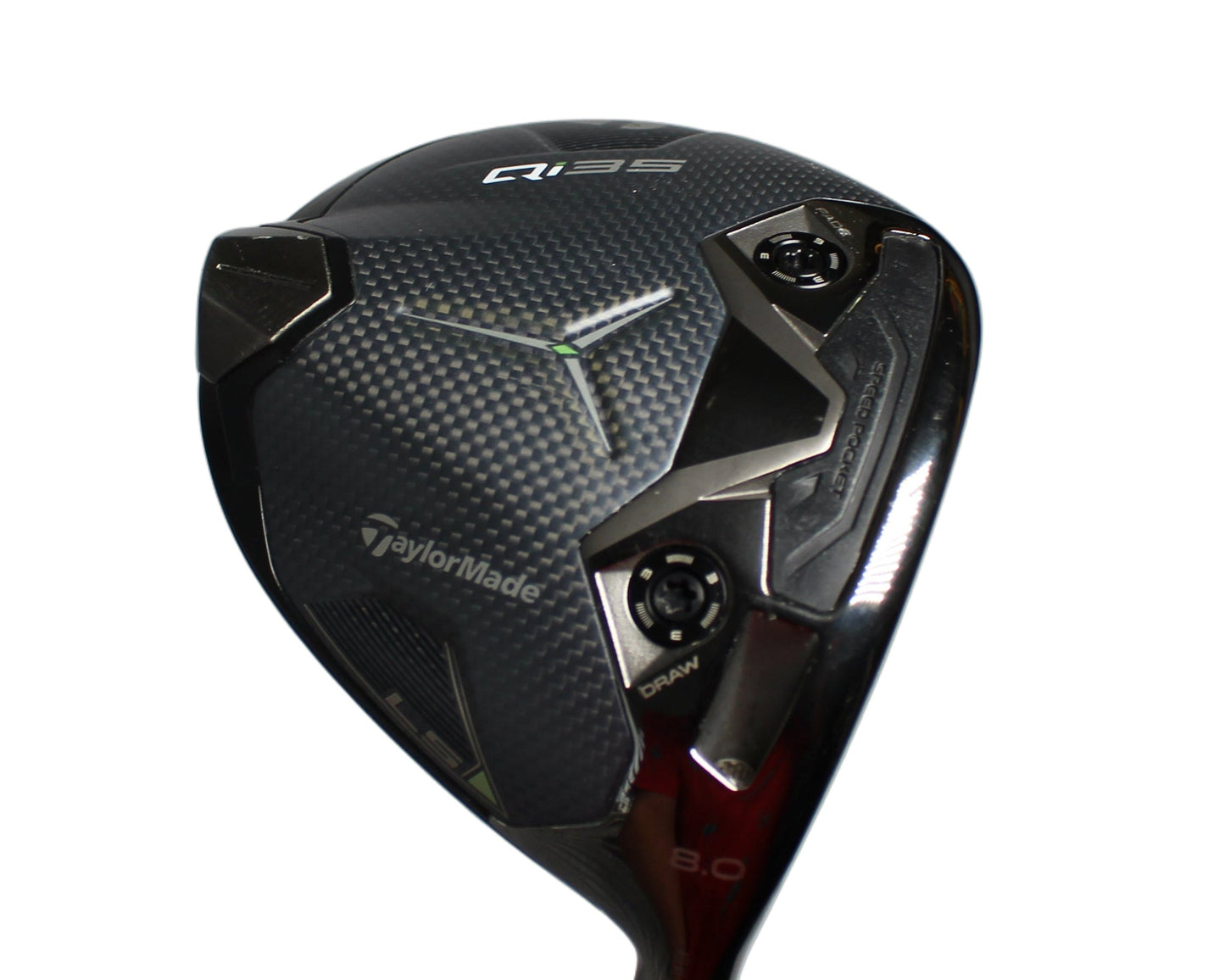 Pre-Owned TaylorMade Qi35 LS Driver (8.0) W/ Tour AD VF-7 TX (X-Stiff) (46 Inch) Premium Graphite Shaft (Above Average)