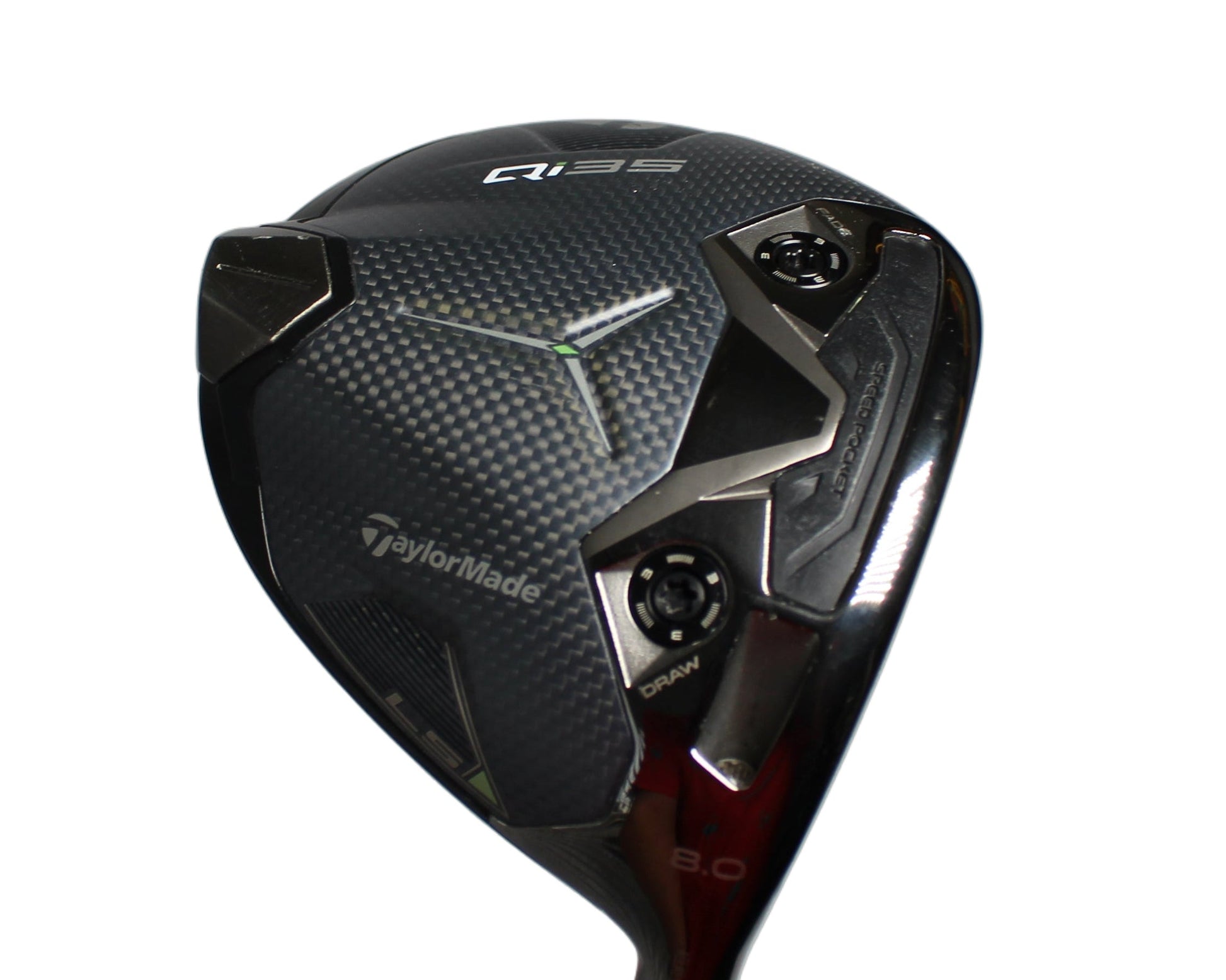 Pre-Owned TaylorMade Qi35 LS Driver (8.0) W/ Tour AD VF-7 TX (X-Stiff) (46 Inch) Premium Graphite Shaft (Above Average)
