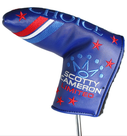 Scotty Cameron Champions Choice Button Back Newport Plus (10G Weights) Custom Shop Limited Putter Silver/Blue