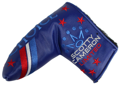 Scotty Cameron Champions Choice Button Back Newport Plus (10G Weights) Custom Shop Limited Putter Silver/Blue