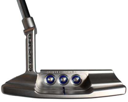 Scotty Cameron Champions Choice Button Back Newport 2 Plus (10G Weights) Custom Shop Limited Putter Silver/Blue