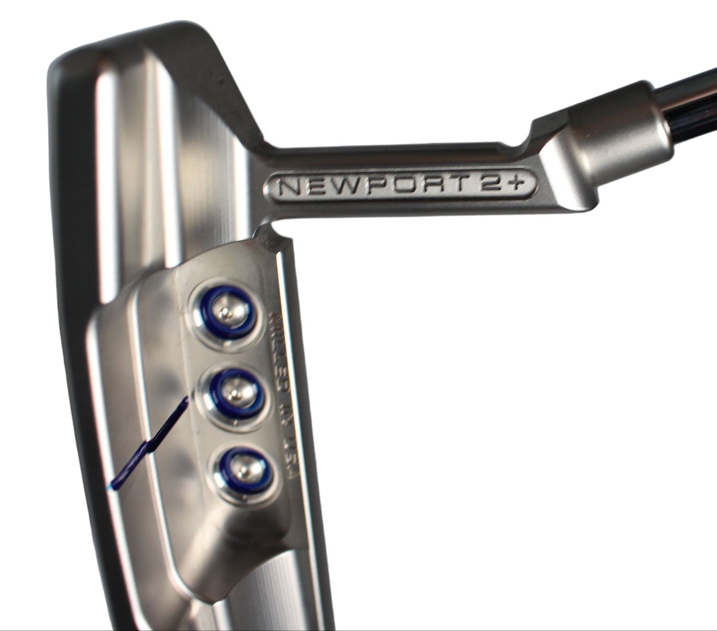 Scotty Cameron Champions Choice Button Back Newport 2 Plus (10G Weights) Custom Shop Limited Putter Silver/Blue