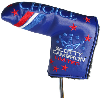 Scotty Cameron Champions Choice Button Back Newport 2.5 Plus (15G Weights) Custom Shop Limited Putter Silver/Blue