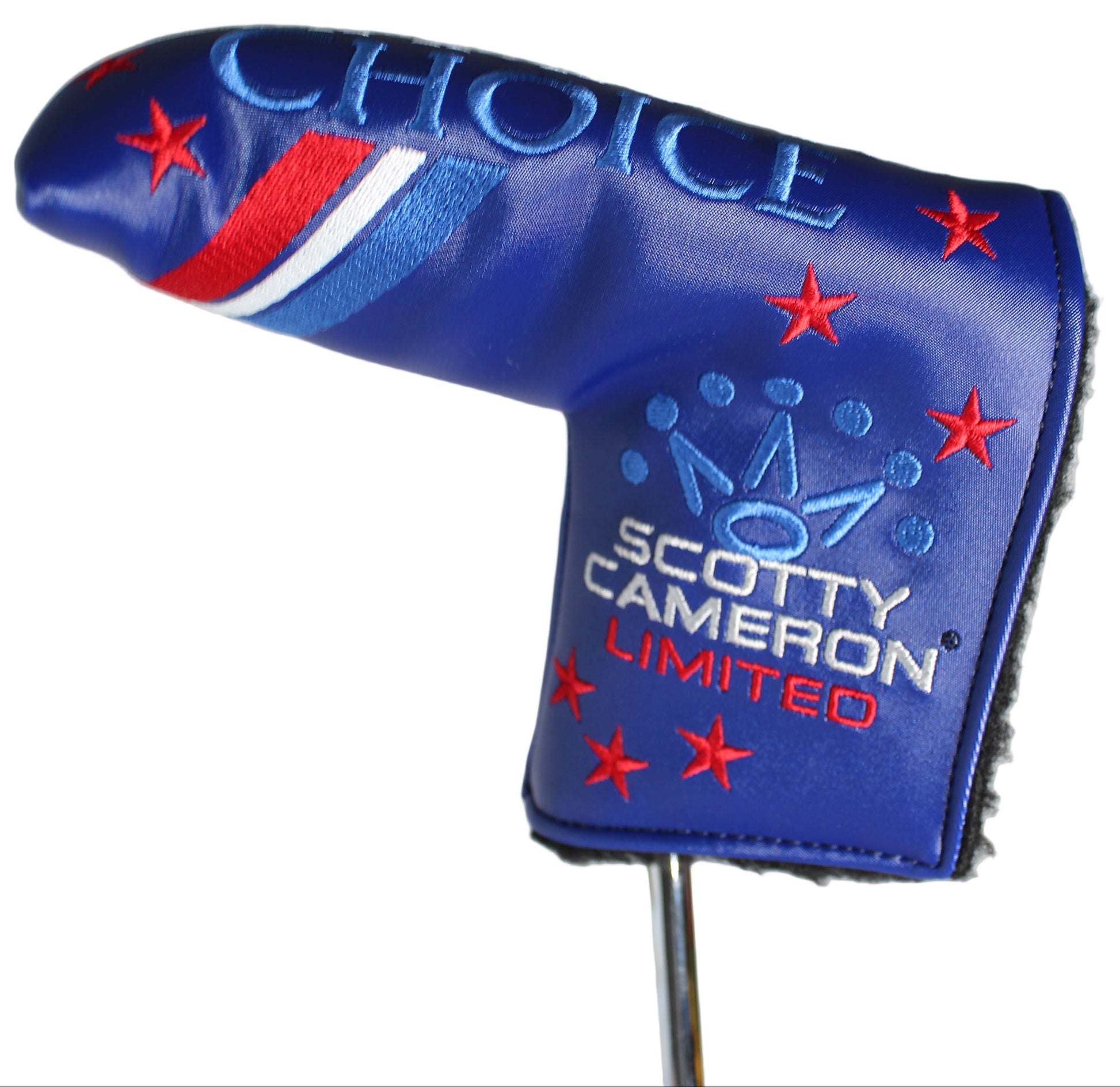 Scotty Cameron Champions Choice Button Back Newport 2 Plus (10G Weights) Custom Shop Limited Putter Silver/Blue