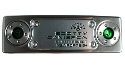 Scotty Cameron Super Select Newport 2.5 Plus (15G Weights) Custom Shop Blade Putter Silver/Green