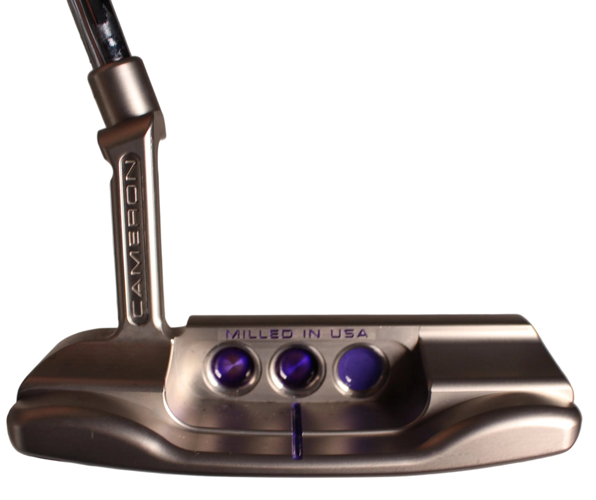 Scotty Cameron Super Select Newport Plus (15G Weights) Custom Shop Limited Blade Putter Silver/Purple