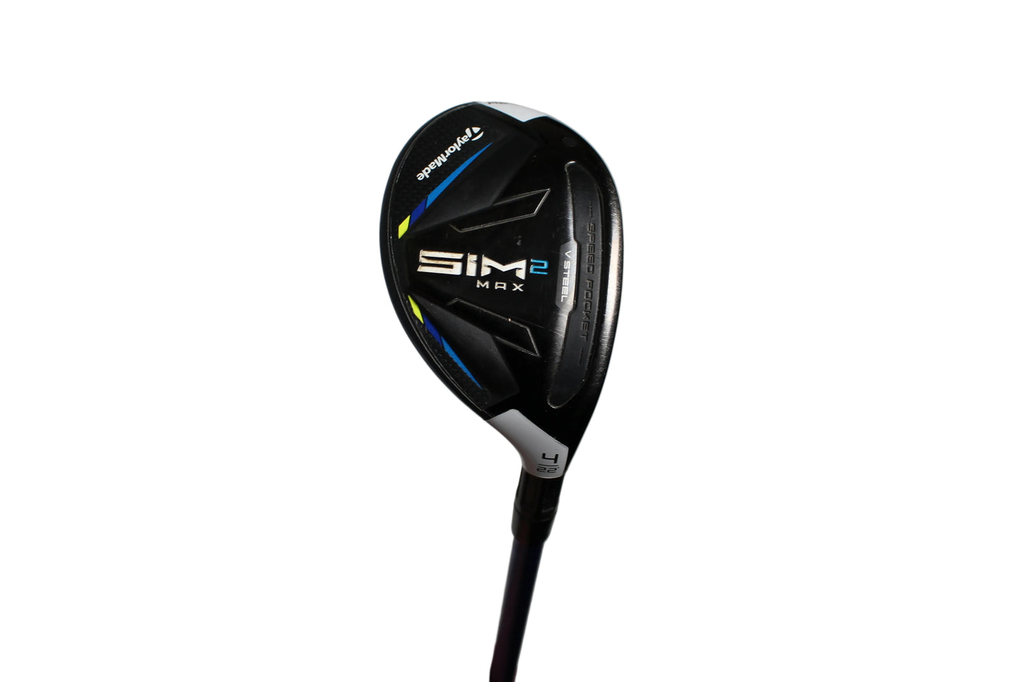 Pre-Owned Taylormade 4 Hybrid (22.0) Sim 2 Max SpeedRocket W/ Mitsubishi Diamana 82G S (Stiff) Graphite Shaft  (Average)