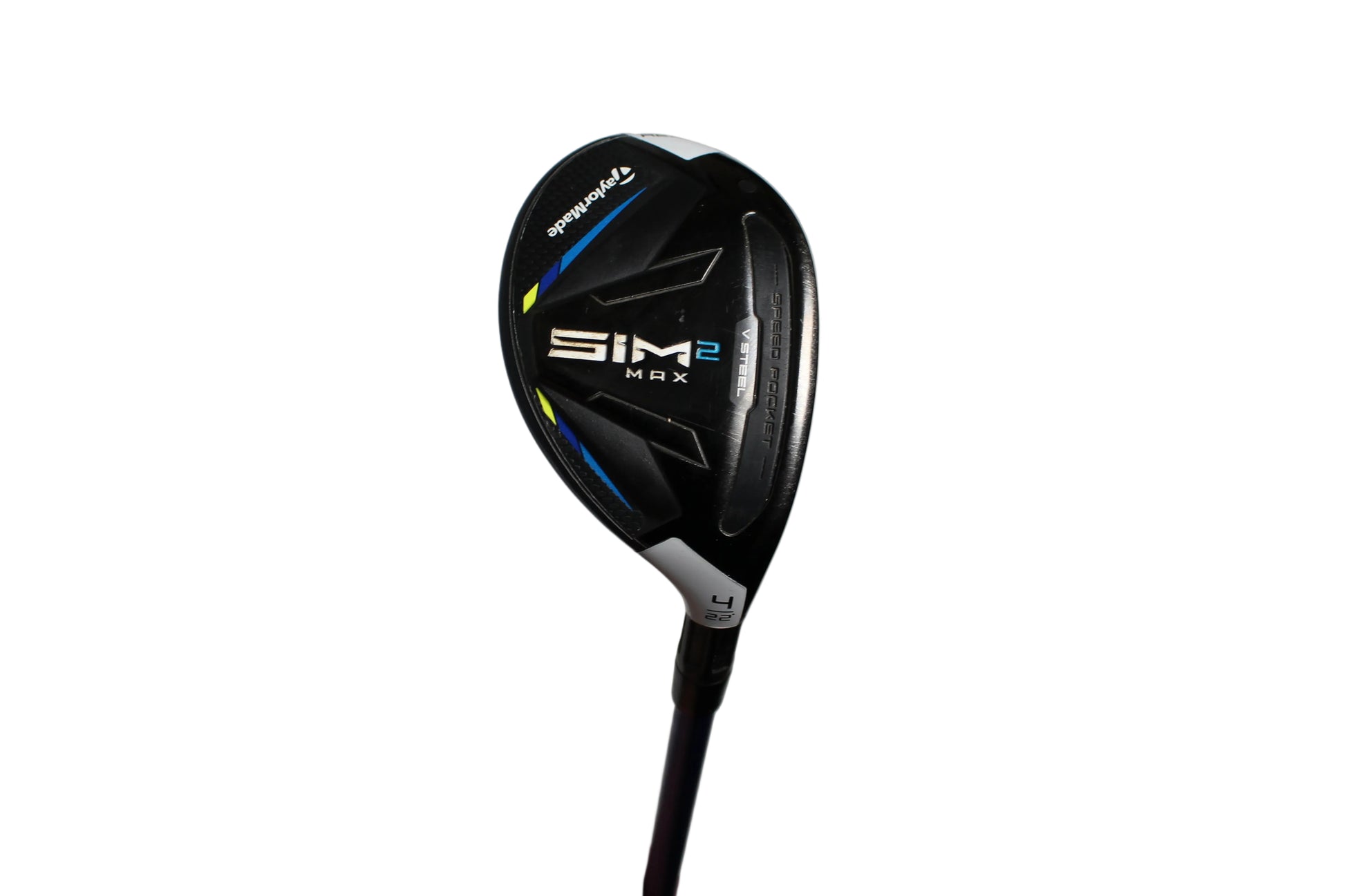 Pre-Owned Taylormade 4 Hybrid (22.0) Sim 2 Max SpeedRocket W/ Mitsubishi Diamana 82G S (Stiff) Graphite Shaft  (Average)