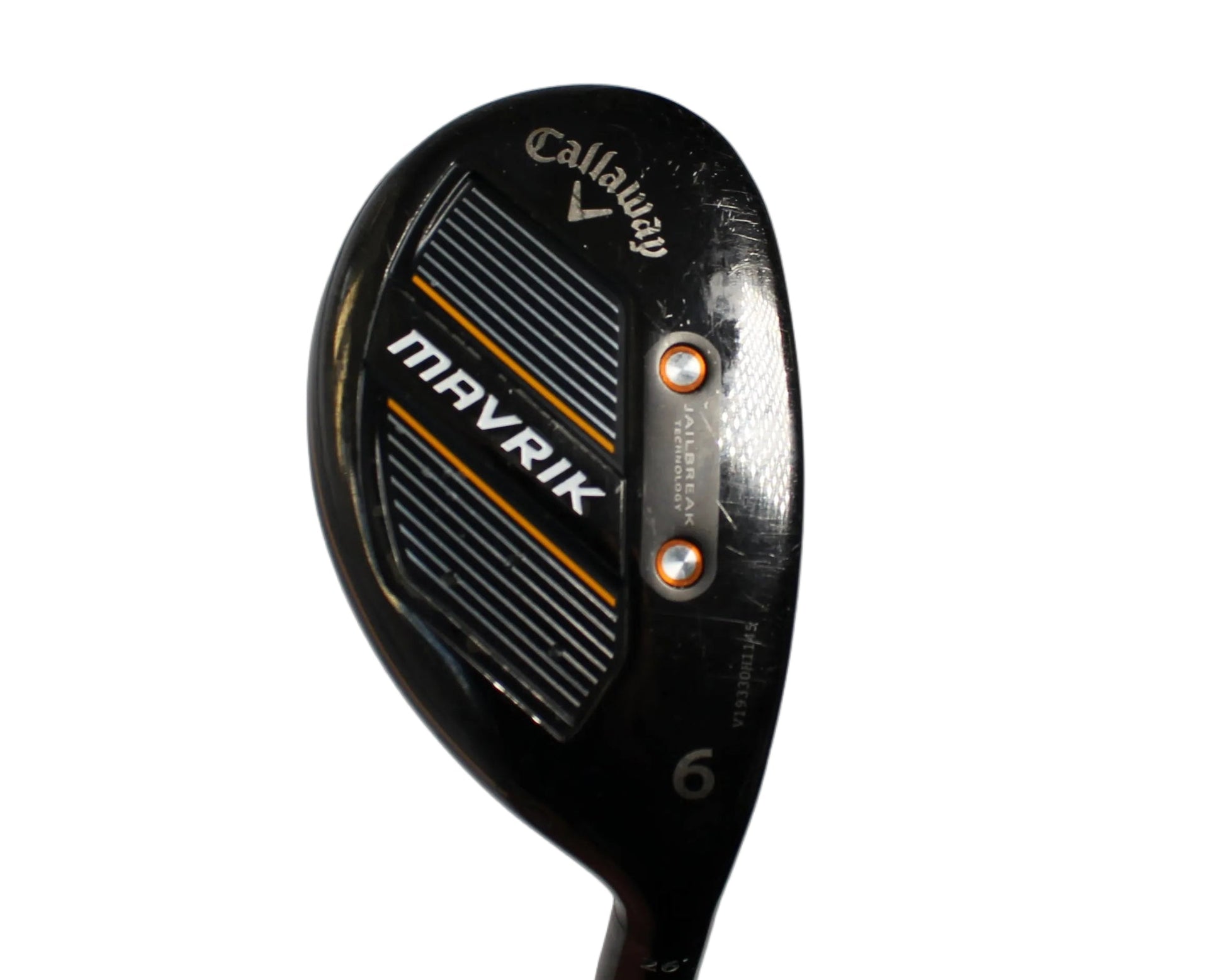 Pre-Owned Callaway Mavrik: 6 Hybrid (26.0) W/ Catalyst 65-5.5 (Regular) Graphite Shaft (Below Average)