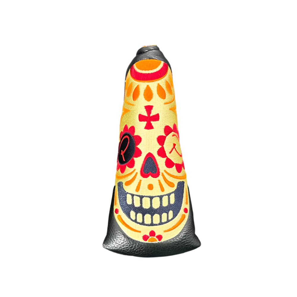 Piretti Golf - Black/Orange Dia De Los Muertos Tour Only Blade Putter Headcovers - The Golf Guys Online