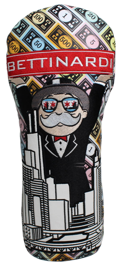 Limited Bettinardi x Monopoly Chi Town Mr. Monopoly Driver Headcover