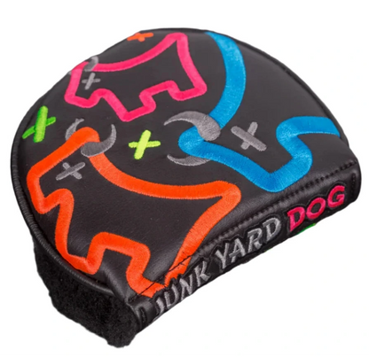 Scotty Cameron - Neon "Junk Yard Dog" Mid-Round Mallet Putter Headcover - The Golf Guys Online