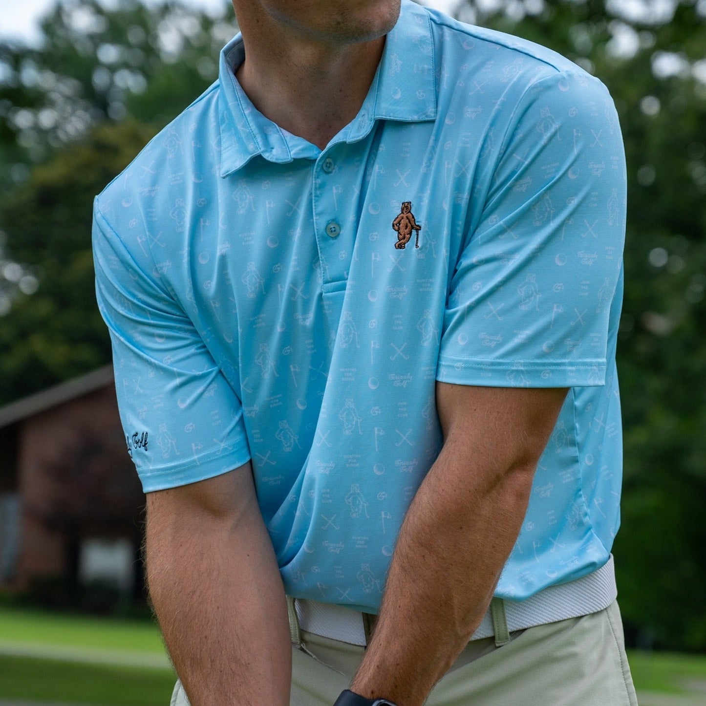 Polo - Summer Blue - The Golf Guys Online