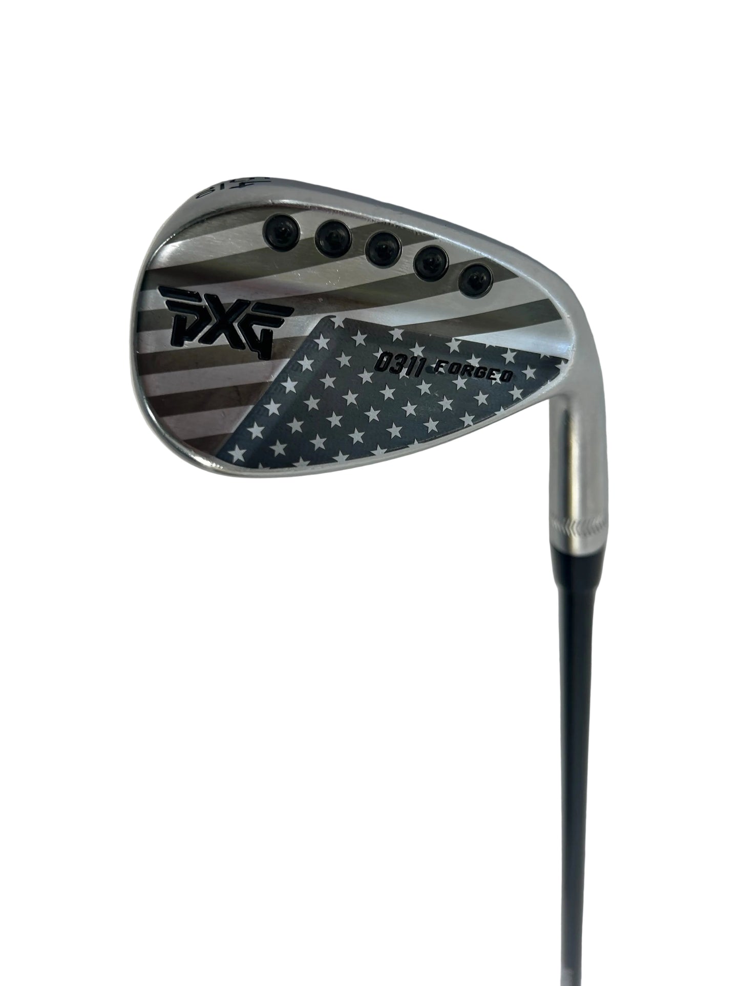 Pre-Owned PXG 0311 Forged Stars and Stripes Wedge: 54.10 Accra iSeries - 50i (Wt. 50g) Senior Graphite Wedge Shaft (Above Average)