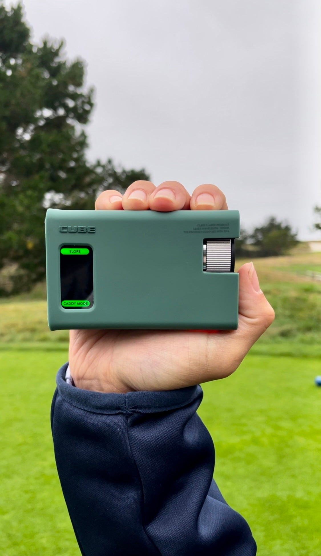 CaddyTalk CUBE Silicone Case (Eucalyptus) - The Golf Guys Online