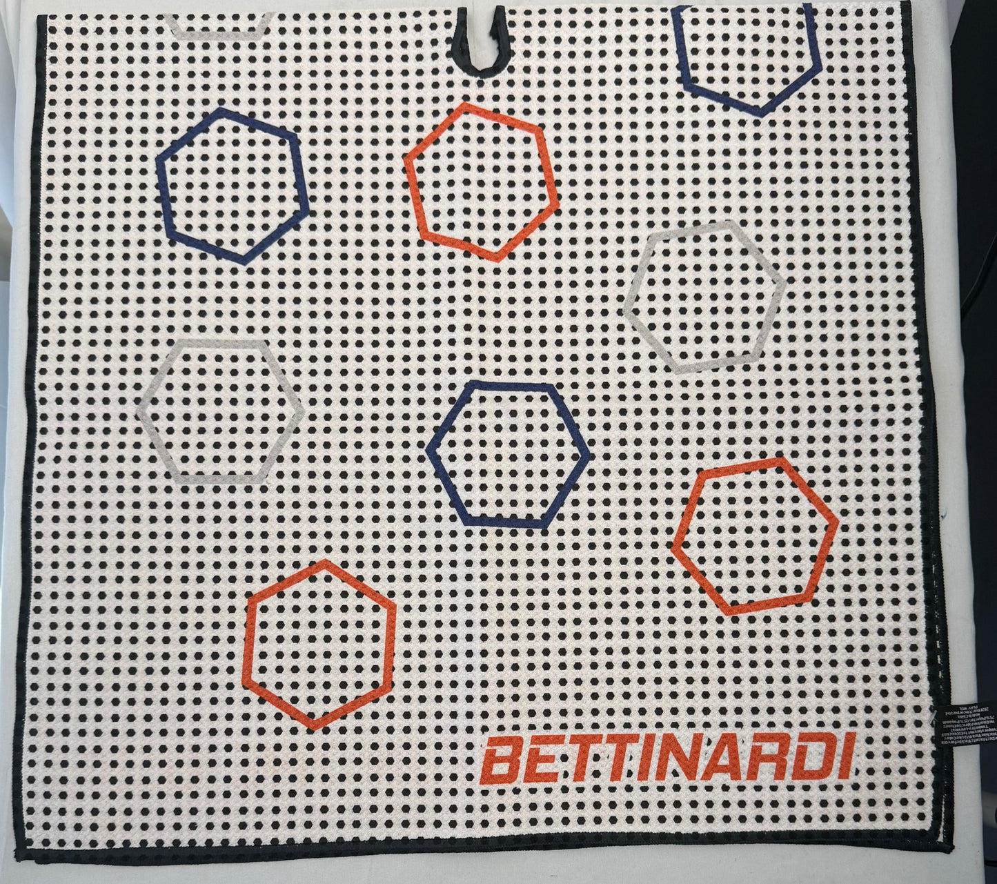 Limited Bettinardi 2021 Dancing Open Hex Players Towel - White