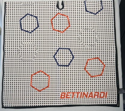 Limited Bettinardi 2021 Dancing Open Hex Players Towel - White
