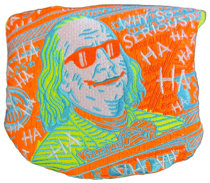 Swag Golf - Defaced Benjamin Franklin Alternate Art Mallet Putter Headcover *opened, no bag*