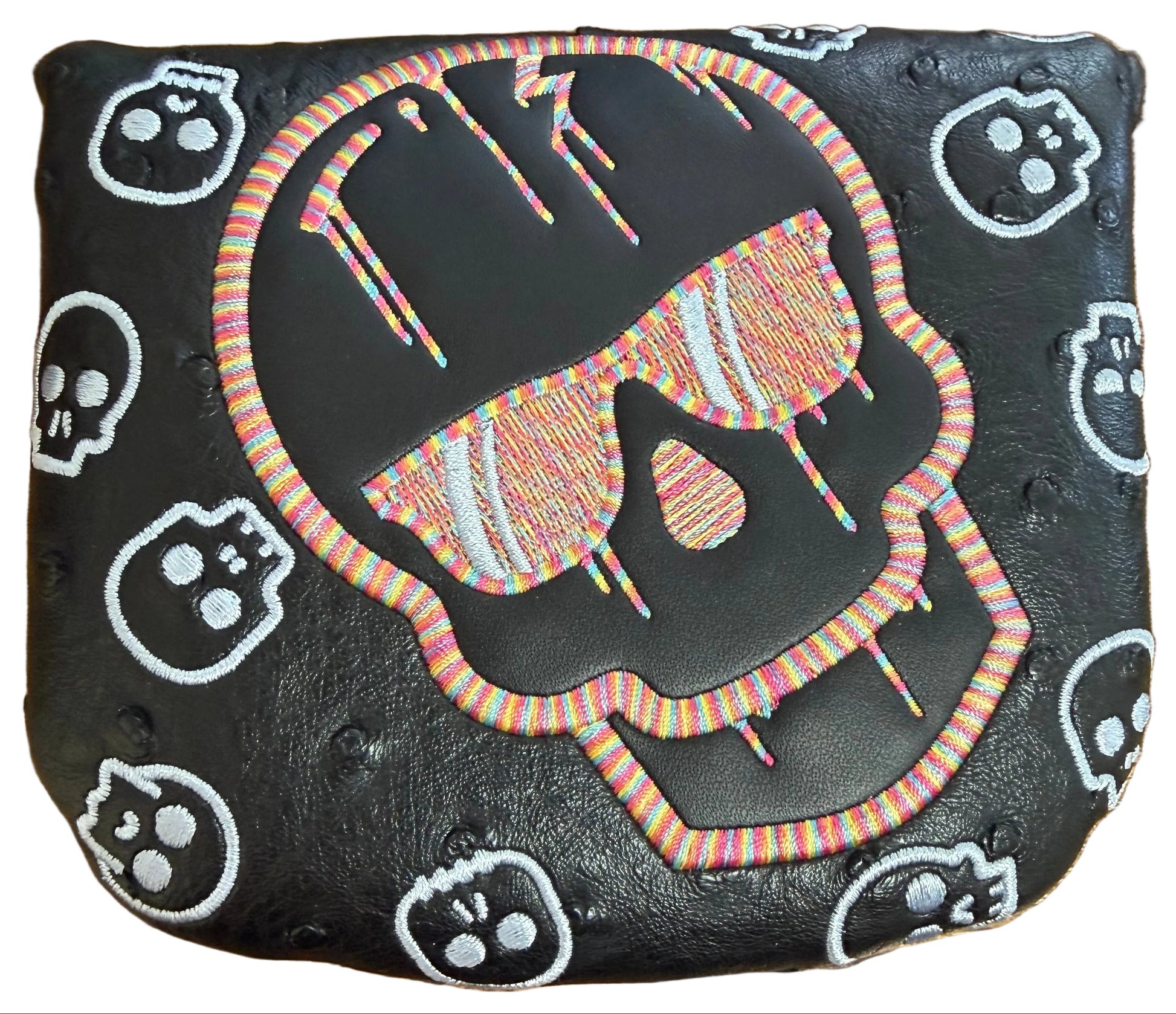 Limited Swag Golf - Black/White Candy Skull Mallet Putter Headcover *opened, no bag*