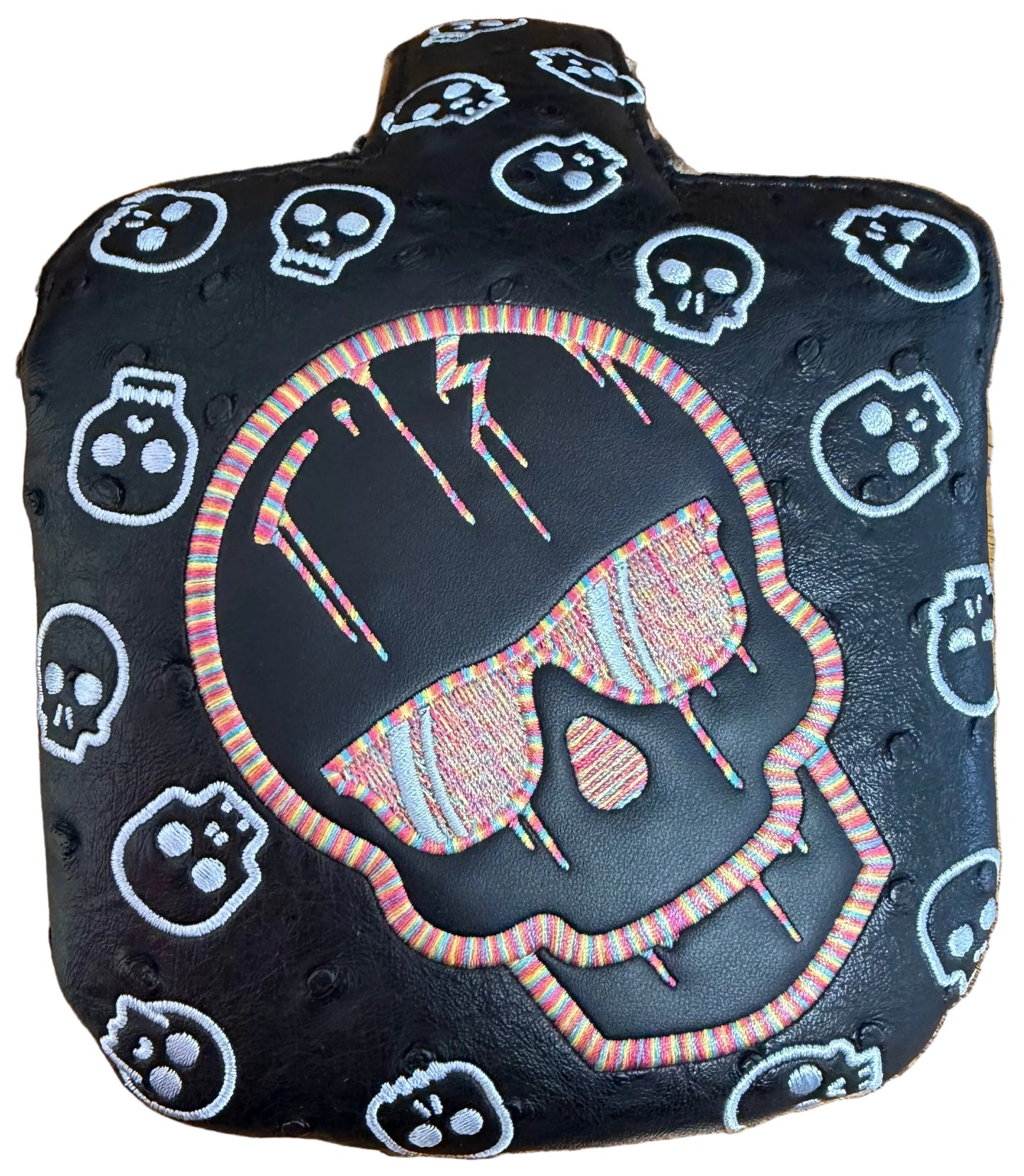 Limited Swag Golf - Black/White Candy Skull Mallet Putter Headcover *opened, no bag*