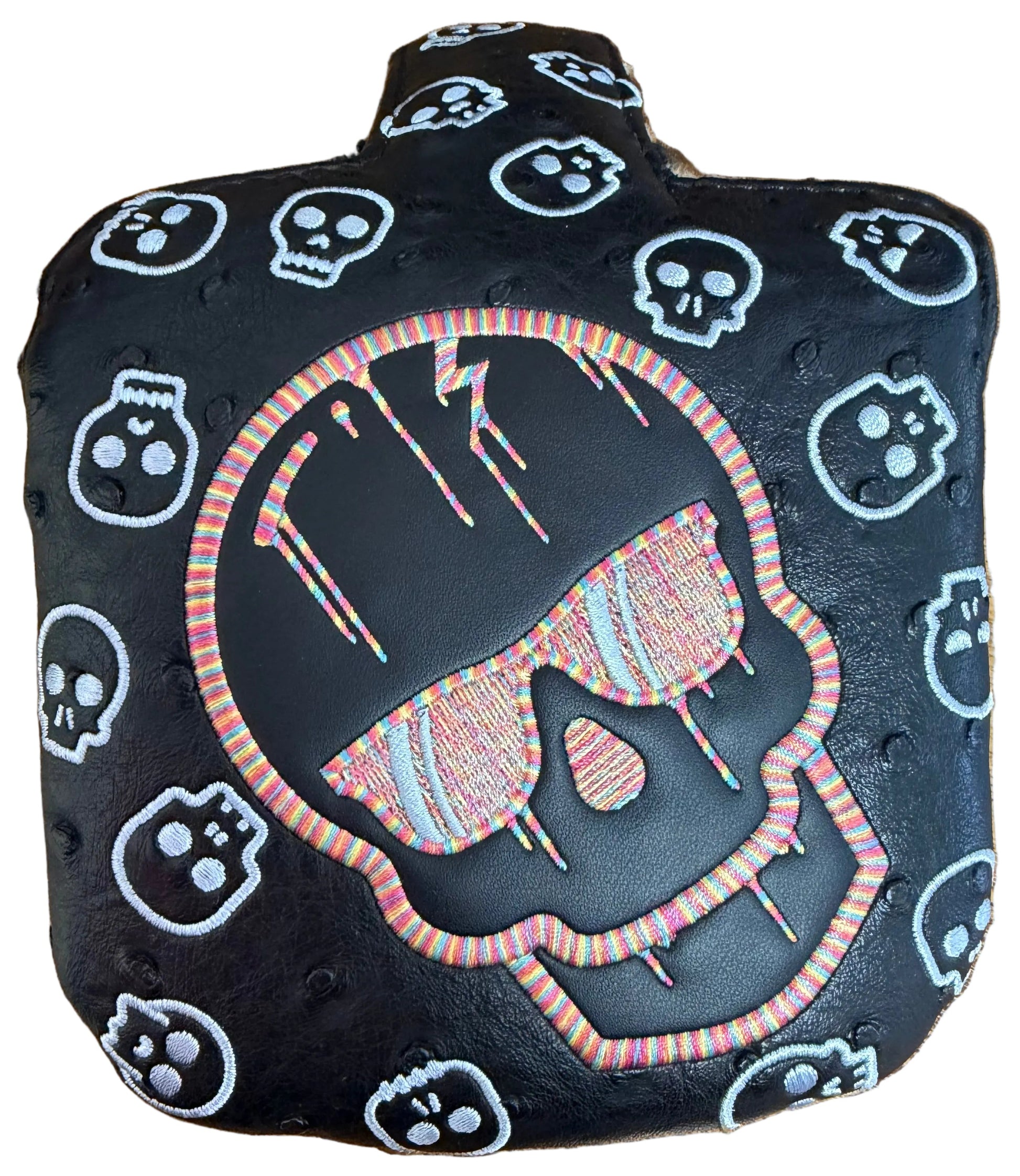 Limited Swag Golf - Black/White Candy Skull Mallet Putter Headcover *opened, no bag*