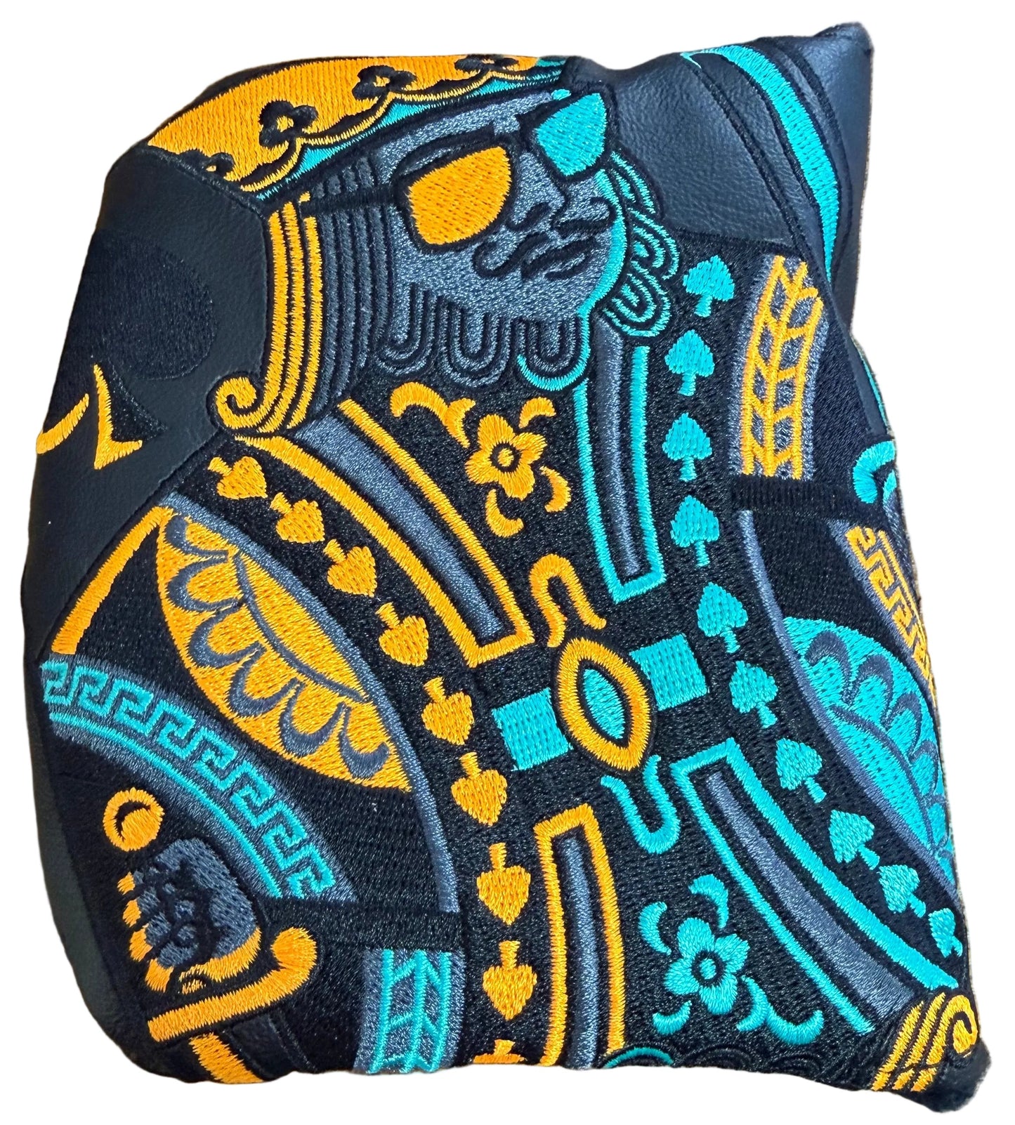 Limited Swag Golf - Neon Blue/Orange King Mallet Putter Headcover *opened, no bag*