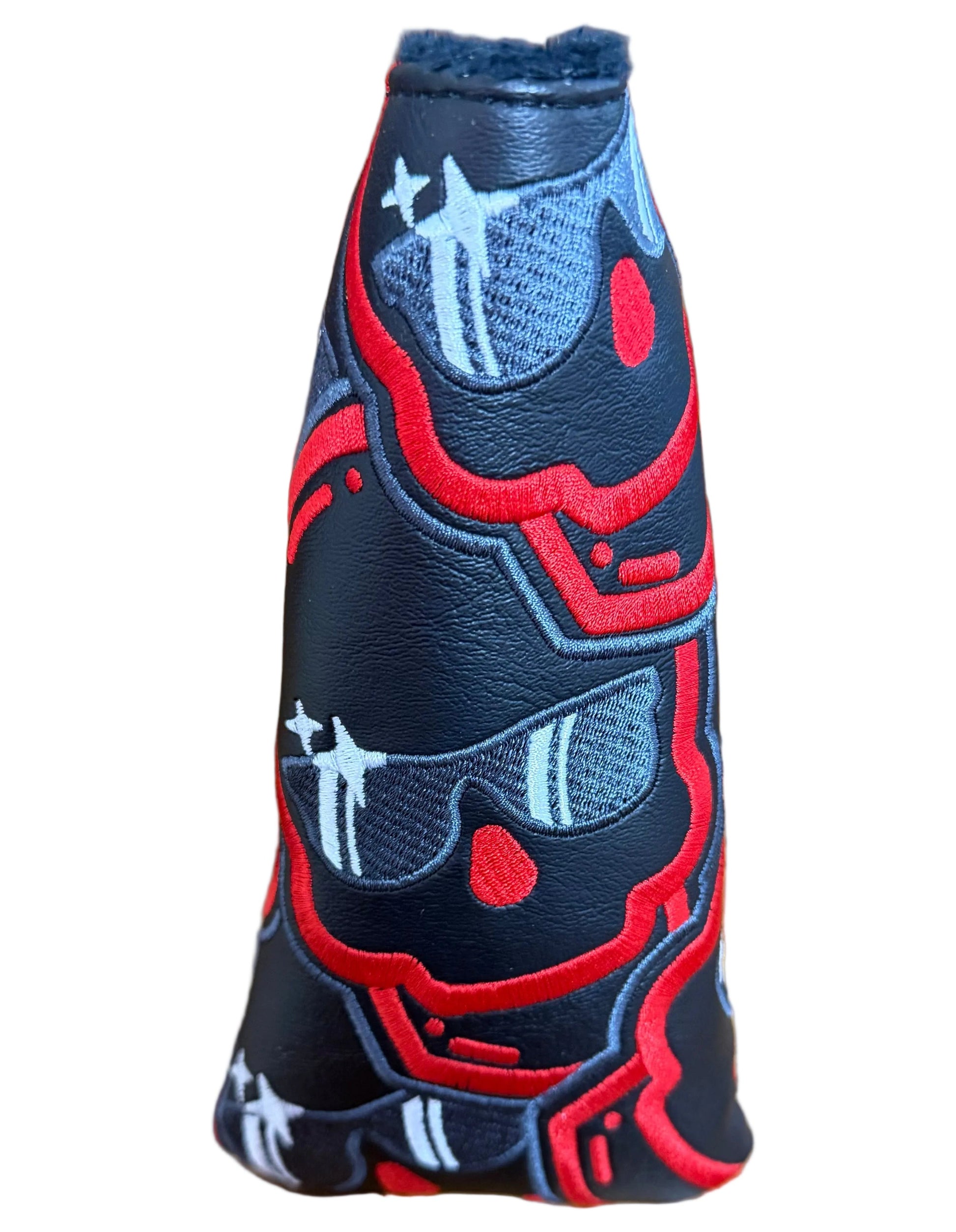 Limited Swag Golf - Dazzlin' Skull Red/White/Black Blade Putter Headcover *opened, no bag*