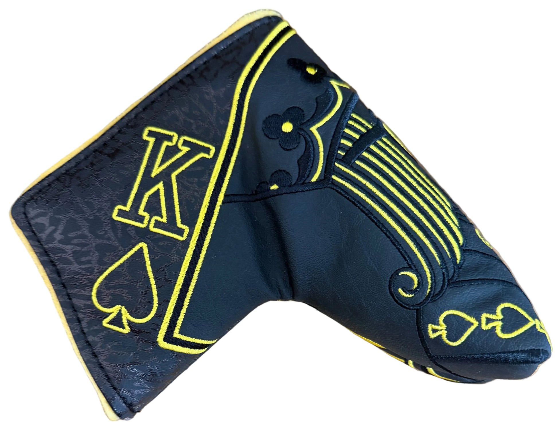 Limited Swag Golf - Gold/Black King Blade Putter Headcover *opened, no bag*