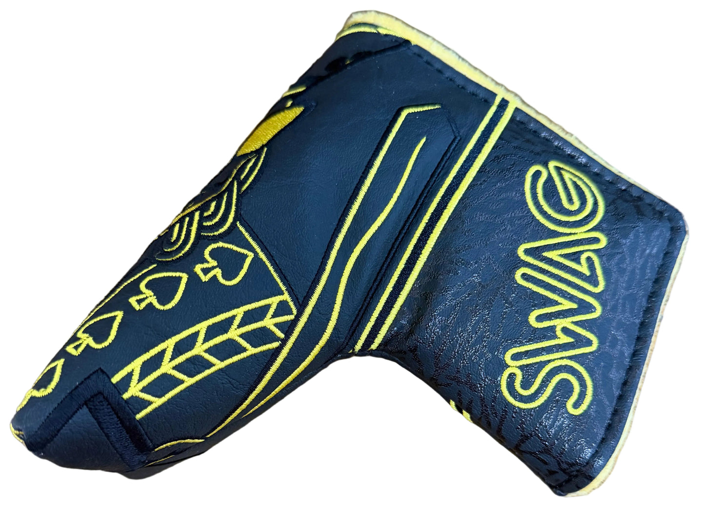 Limited Swag Golf - Gold/Black King Blade Putter Headcover *opened, no bag*