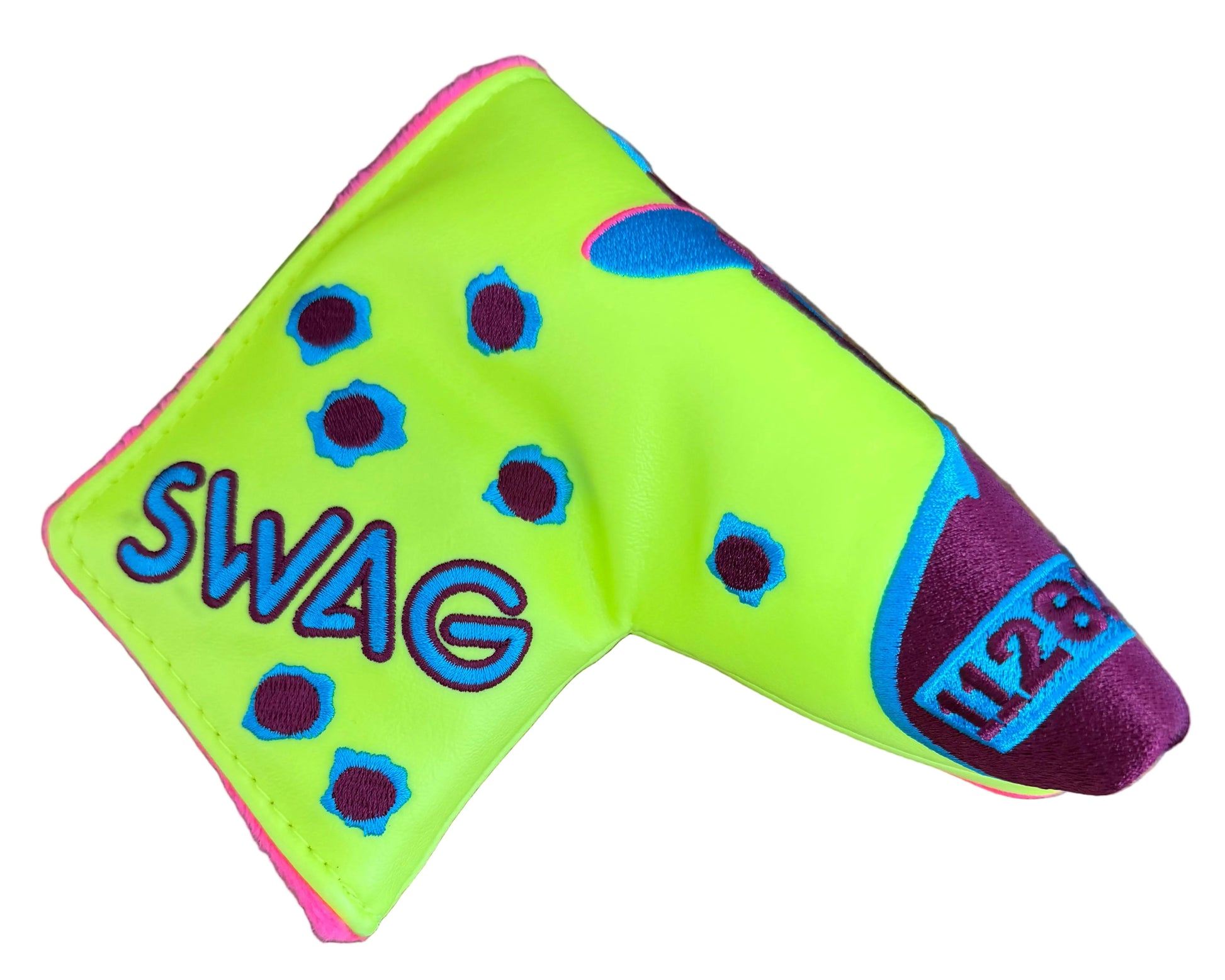 Limited Swag Golf  - Neon Capone Blade Putter Headcover *opened, no bag*