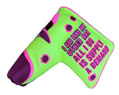Limited Swag Golf  - Neon Capone Blade Putter Headcover *opened, no bag*