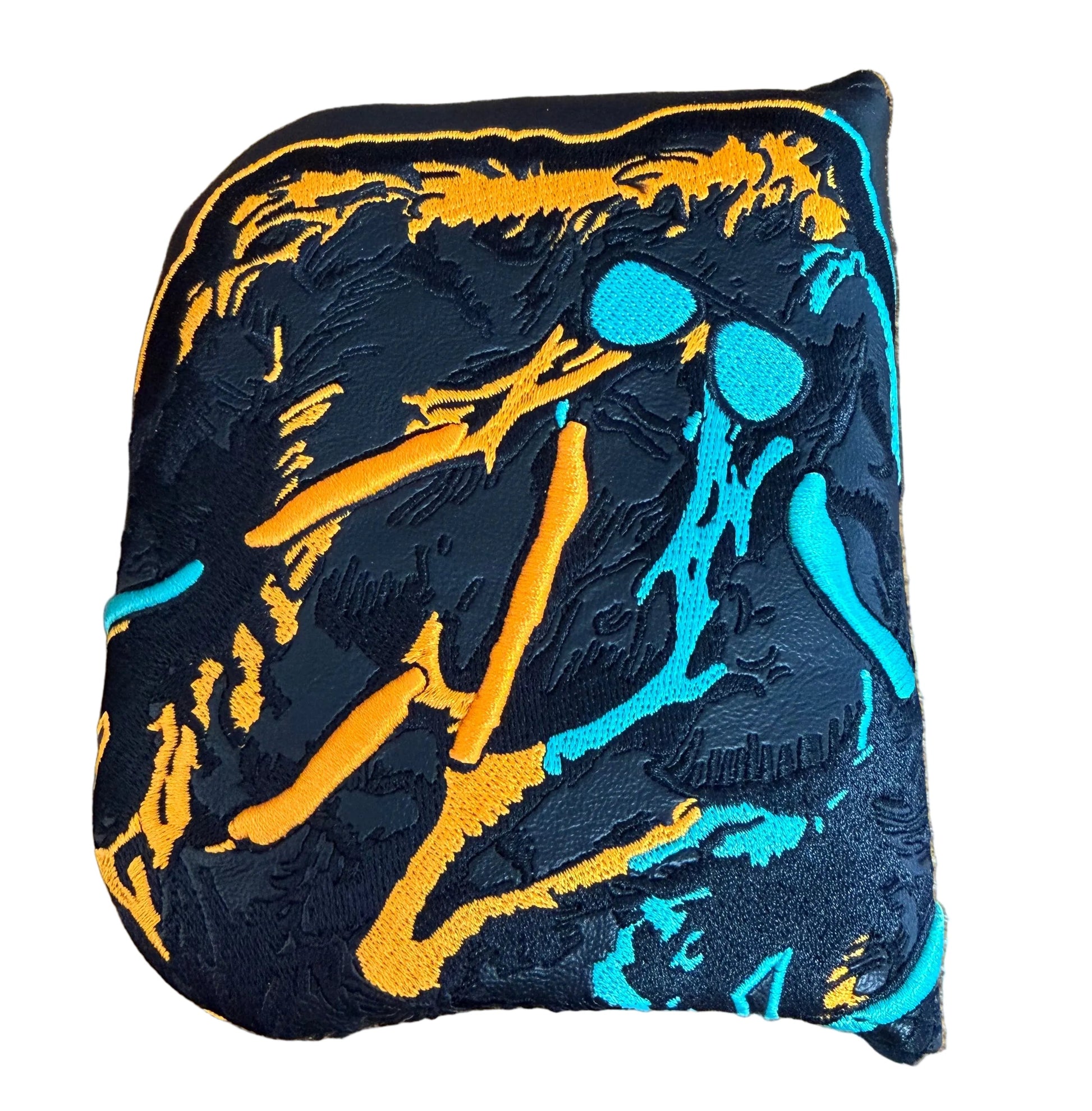 Limited Swag Golf - Neon Blue/Orange Swag Thing Mallet Putter Headcover *opened, no bag*