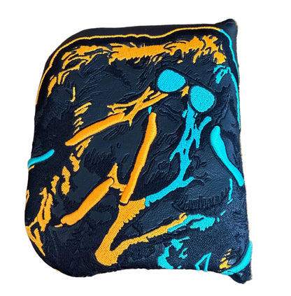 Limited Swag Golf - Neon Blue/Orange Swag Thing Mallet Putter Headcover *opened, no bag*