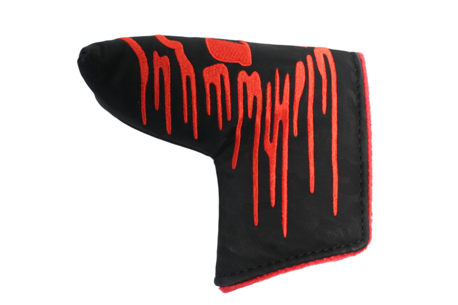 Swag Golf - Melting Skull Black & Red *opened* Blade Putter Headcover - The Golf Guys Online