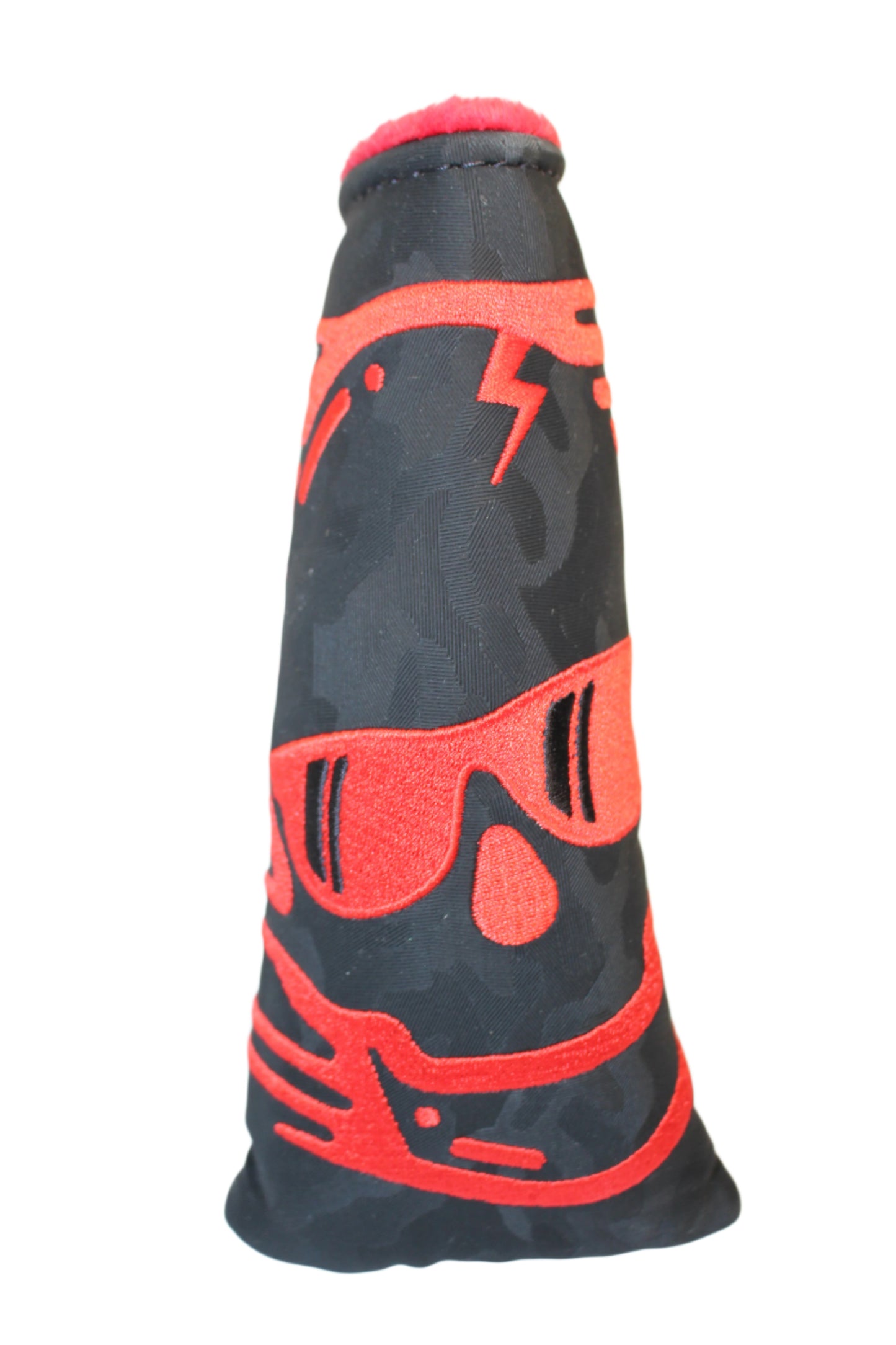 Swag Golf - Melting Skull Black & Red *opened* Blade Putter Headcover - The Golf Guys Online