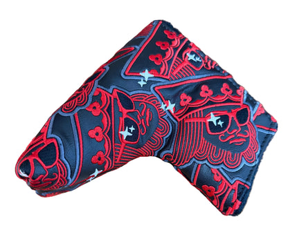 Limited Swag Golf - Dazzlin' King Red/White/Black Blade Putter Headcover *opened, no bag*