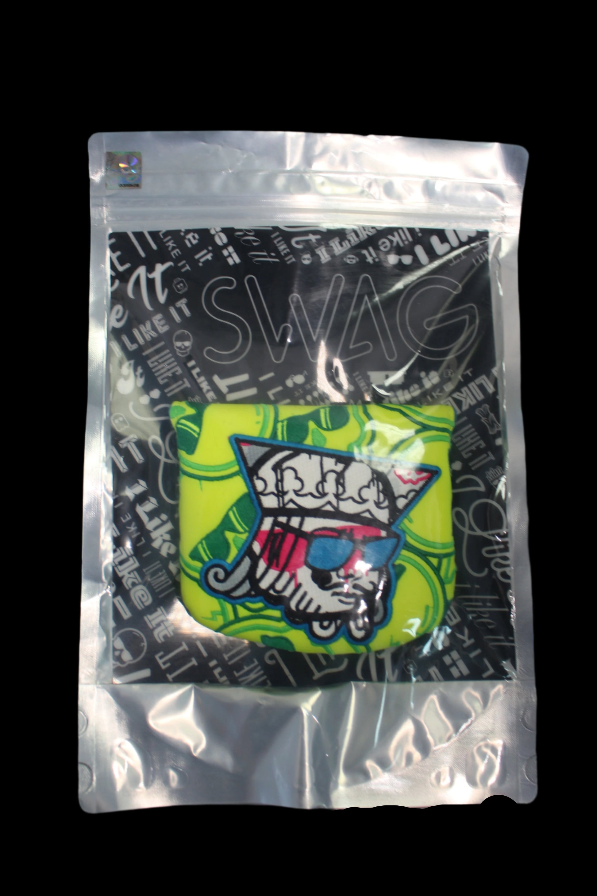 Swag Golf - Recycled King Green/Pink/Blue Mallet Putter Headcover - The Golf Guys Online
