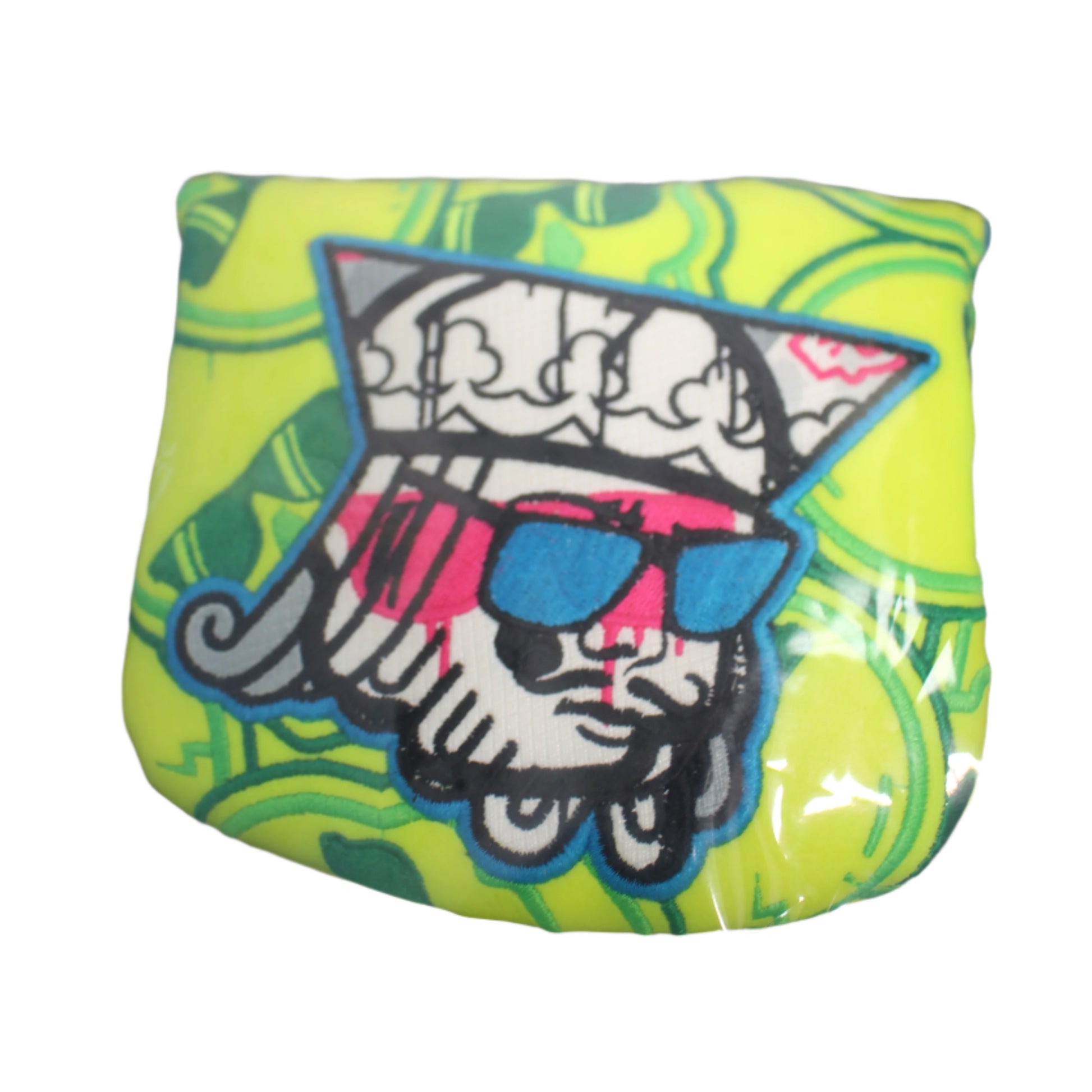 Swag Golf - Recycled King Green/Pink/Blue Mallet Putter Headcover - The Golf Guys Online