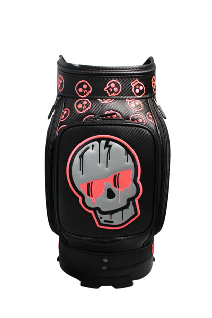 Swag Golf - COTM Pink Skulls Den Caddy Bag - The Golf Guys Online