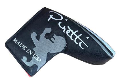 Limited Piretti - Fine Milled Putters Black/White/Red Limited Blade Putter Headcover