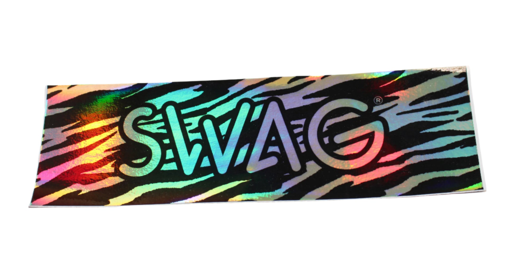 Swag Golf - Chrome Zebra Sticker - The Golf Guys Online