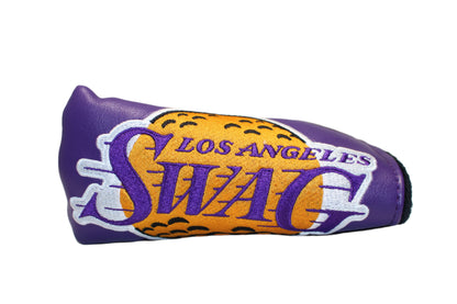 Swag Golf - LA Swag Purple (Lakers) VERY RARE *opened* Blade Putter Headcover - The Golf Guys Online