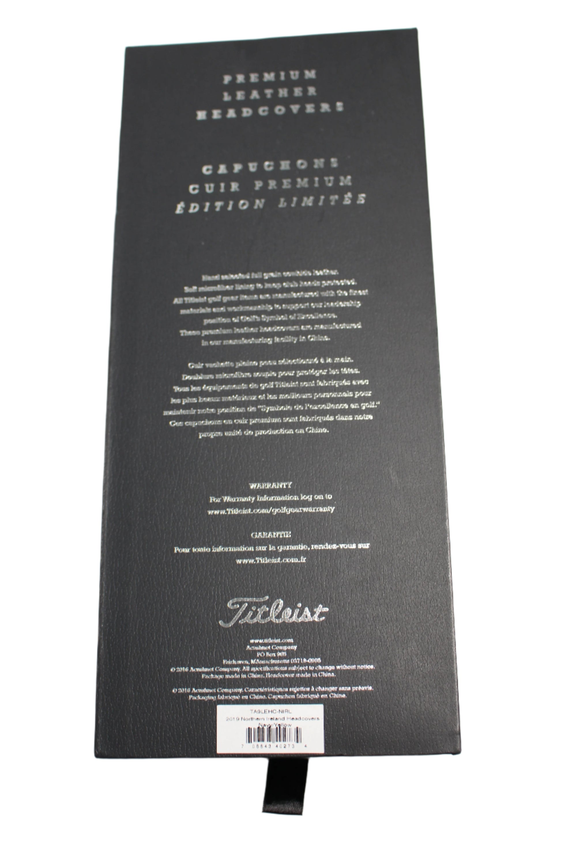Titleist 2019 Northern Ireland Limited Edition Leather Headcover Set - The Golf Guys Online