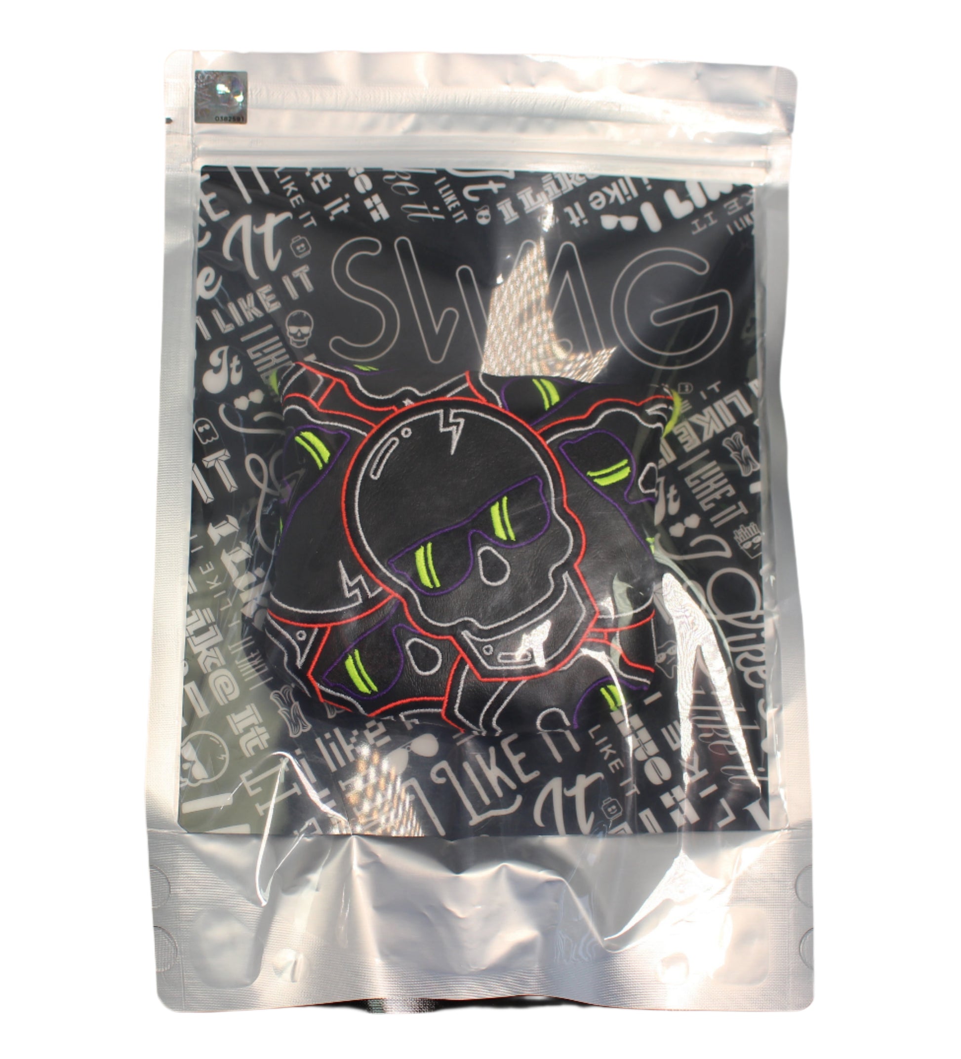 Swag Golf - Skulls Glasses Black/ White/Purple/Red Blade Putter Headcover - The Golf Guys Online